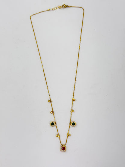 Yamini Anti-Tarnish 18k Gold Plated Necklace - Chain for Women & Girls