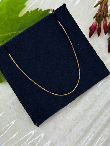 Esha Anti-Tarnish Rose Gold Plated Necklace - Chain for Women & Girls