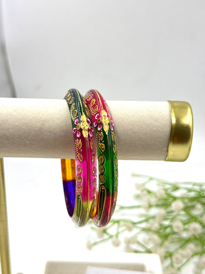 MEENA GOLD TAAR BANGLES