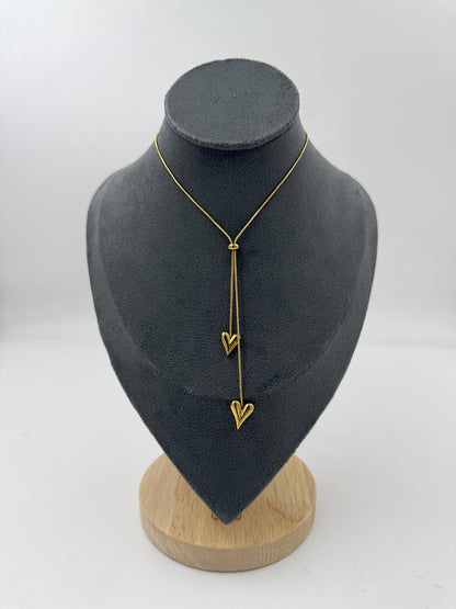 18 Carat Gold Plated Anti-Tarnish Meera Necklace Elegant