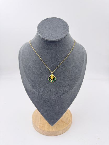 Isha 18 Carat Gold Plated for Women & Girls Elegant Necklace
