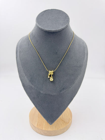 Elegant Necklace Saanvi 18 Carat Gold Plated Minimalist