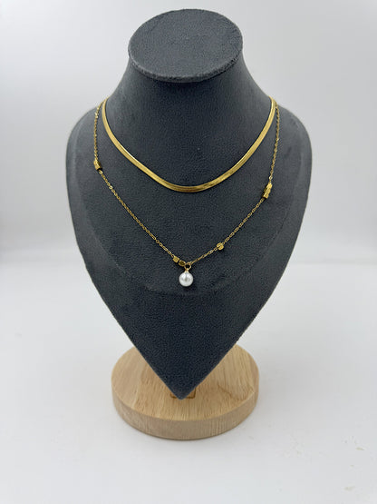 Keya Necklace for Women & Girls - 18 Carat Gold Plated