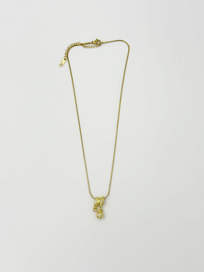 Elegant Necklace Saanvi 18 Carat Gold Plated Minimalist