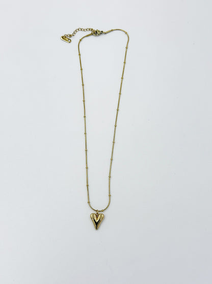 Elegant Necklace Trendy Anika 18 Carat Gold Plated