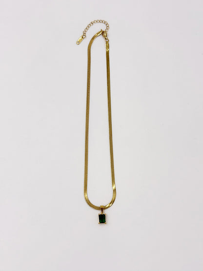 Navya Necklace Minimalist 18 Carat Gold Plated Elegant