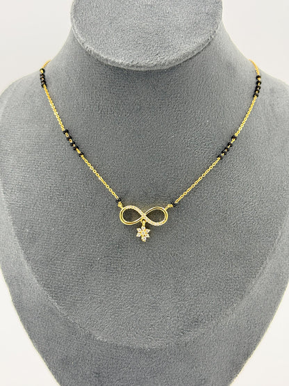 Minimalist 18K Gold Plated Ishita Mangalsutra with Modern Twist