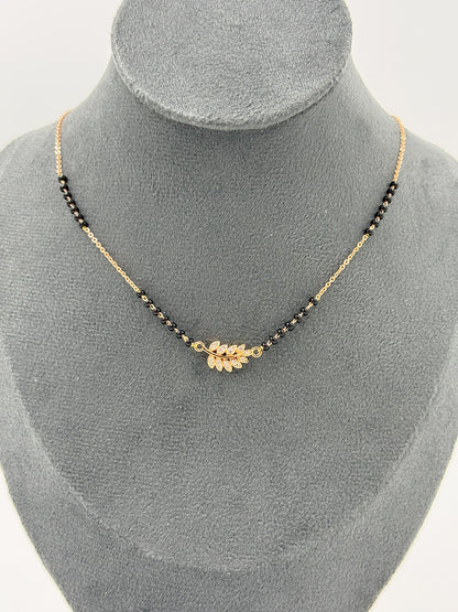Amara Inspired 18 Carat Rose Gold Plated Mangalsutra for Women
