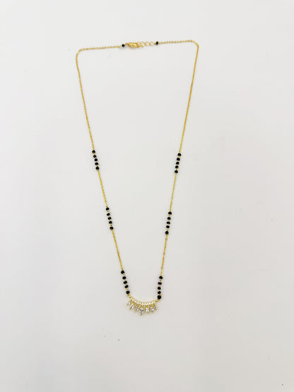 Traditional Yet Stylish Eesha Mangalsutra in 18K Gold