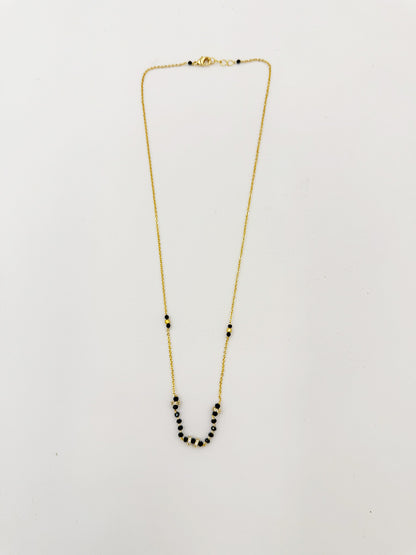 Ridhima's Favourite - 18 Carat Gold Plated Diamond Mangalsutra