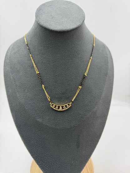 Everyday Wear Gold Plated Tiya Mangalsutra