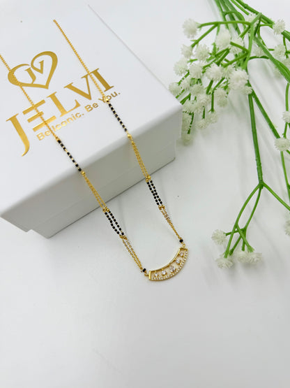 Everyday Wear Gold Plated Tiya Mangalsutra