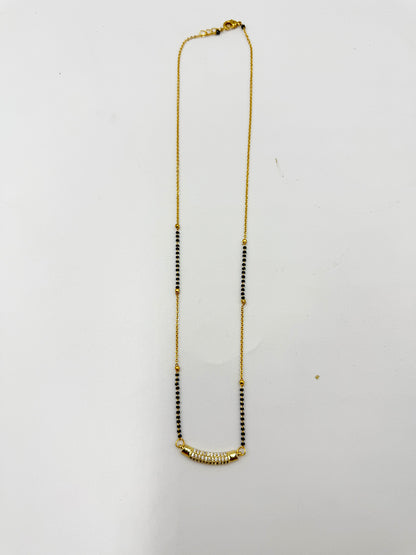 Aadhya Aura – 18K Plated Designer Mangalsutra