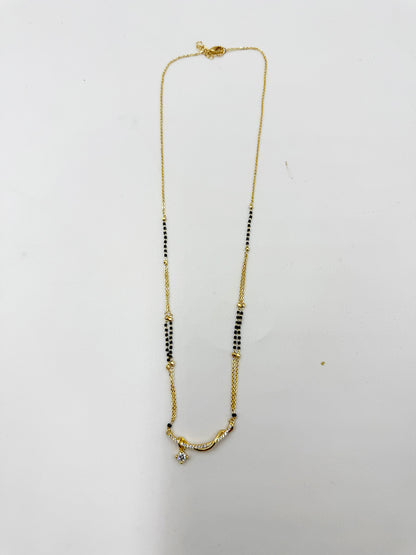 Falak Shine Gold Plated Mangalsutra