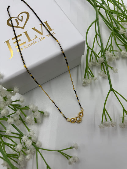 Trisha’s Trend – 18K Plated Minimal Diamond Mangalsutra