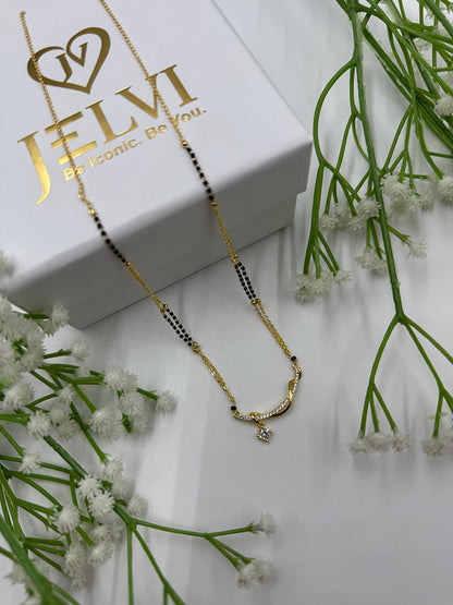 Falak Shine Gold Plated Mangalsutra