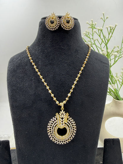 Tivyara 18K Gold Plated Pendent Set