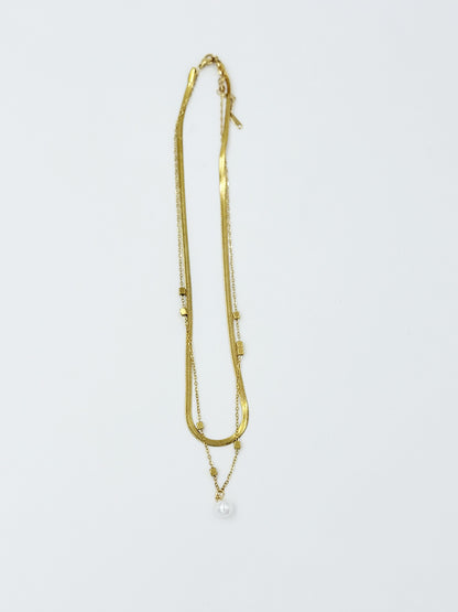 Keya Necklace for Women & Girls - 18 Carat Gold Plated