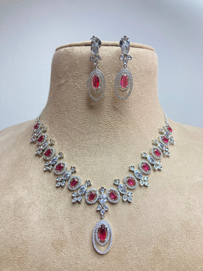 Ruby Isla Zirconia Jewellery Set