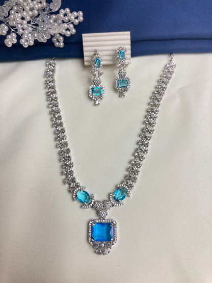 Aqua Jennifer Zirconia Jewellery Set