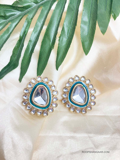 Emerald Kalyani Studs