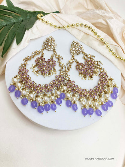 Purple Kashvi Chaandbalis