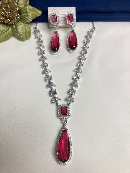 Ruby Lauren Zirconia Jewellery Set