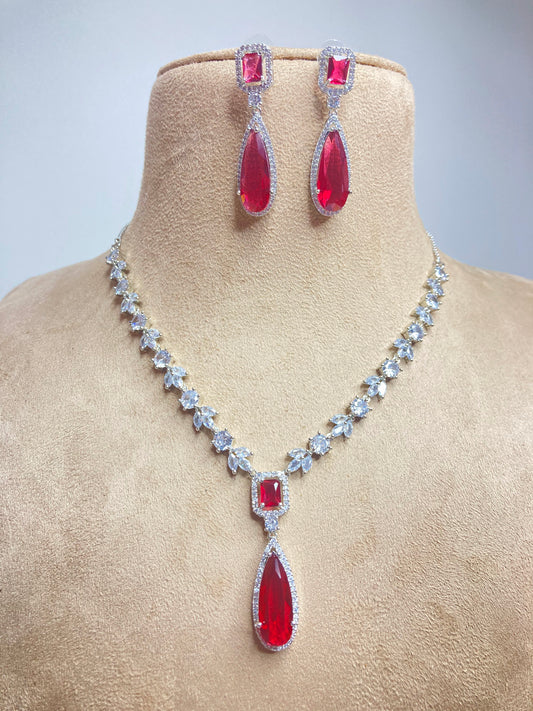Ruby Lauren Zirconia Jewellery Set