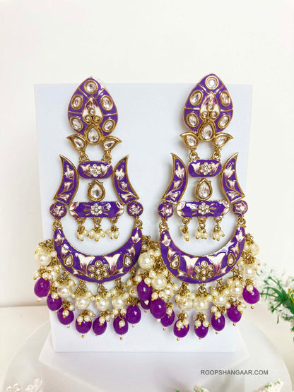 Purple Meghna Chaandbalis