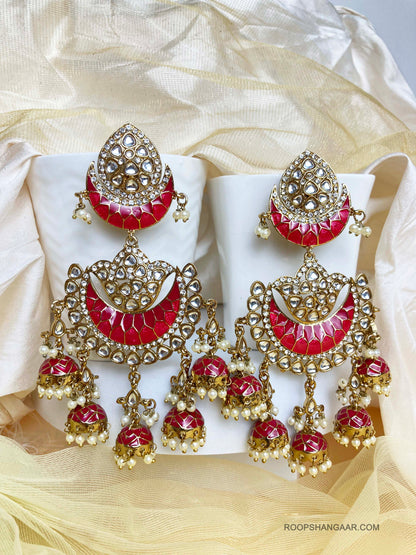 Ruby Nupur Jhumkis