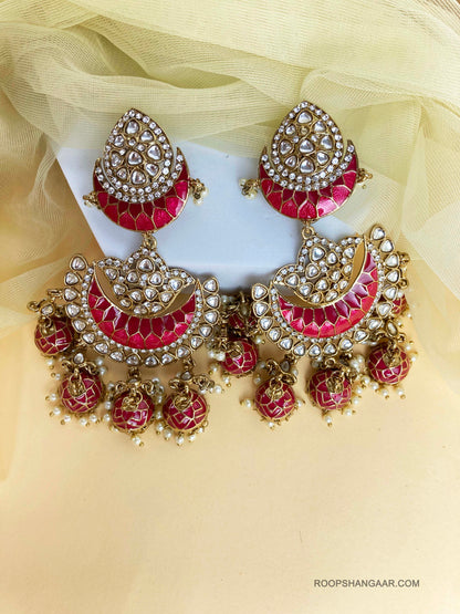 Ruby Nupur Jhumkis