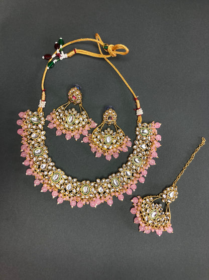 Pink Meher Jewellery Set