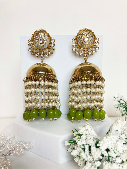 Olive Ruchi Jhumkis