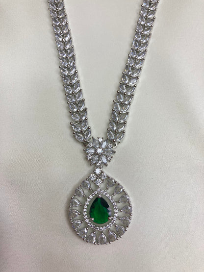 Green Sienna Zirconia Jewellery Set