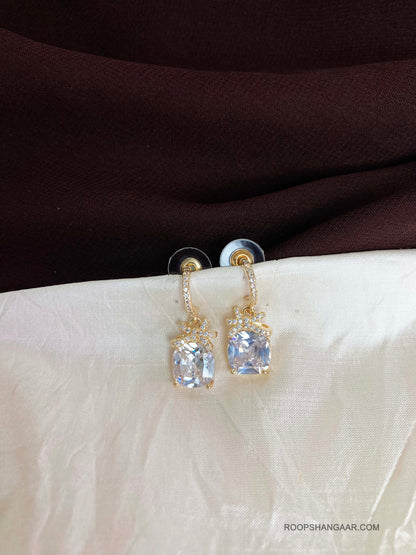 White Sirena Studs
