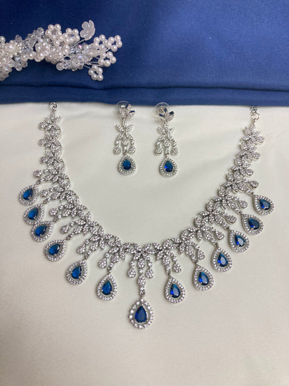 Blue Sophie Zirconia Jewellery Set