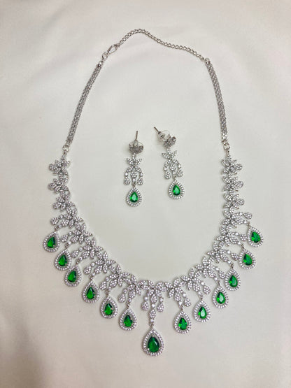 Green Sophie Zirconia Jewellery Set