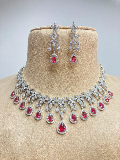 Ruby Sophie Zirconia Jewellery Set