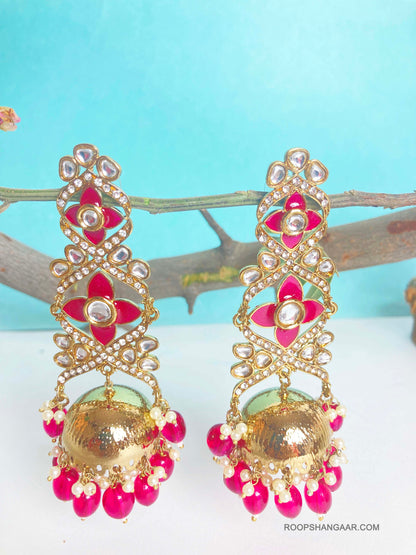 Ruby Taruni Jhumkis