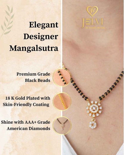 Elegant Ojasvi 18K Plated Mangalsutra - Fashion Jewellery