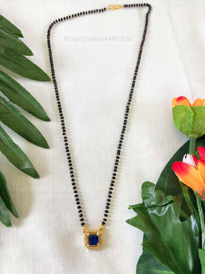 Blue Kritika Mangalsutra