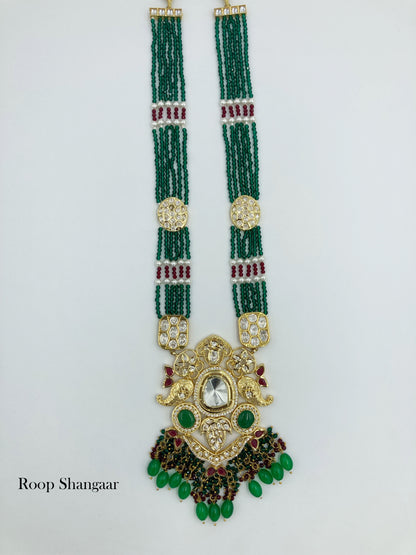 Emerald Brishti Jewellery Set