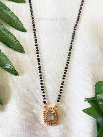 Mint Akriti Mangalsutra