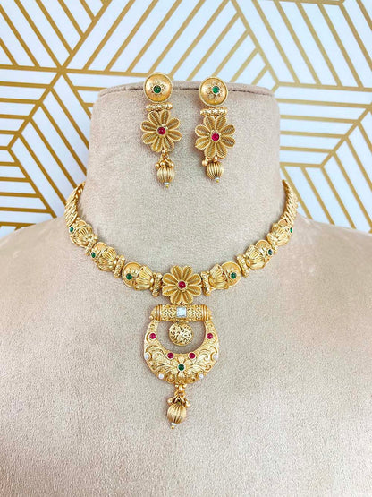 Multicolor Rutva Jewellery Set