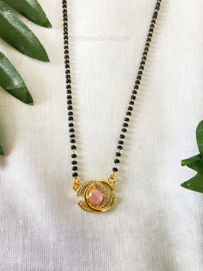 Pink Gold Anushka Mangalsutra