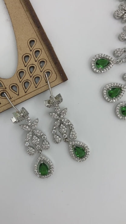 Green Sophie Zirconia Jewellery Set