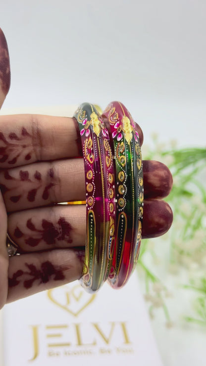 MEENA GOLD TAAR BANGLES