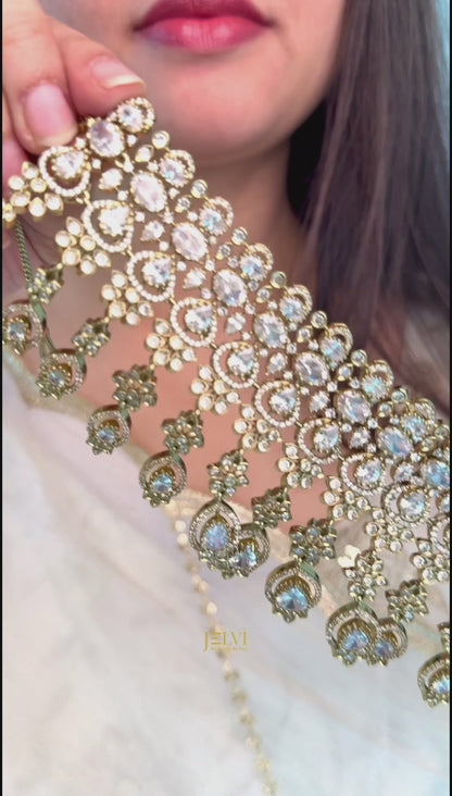 Himadri Kundan AD Jewellery Set