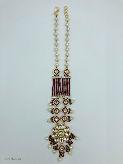 Red Suhani Jewellery Set