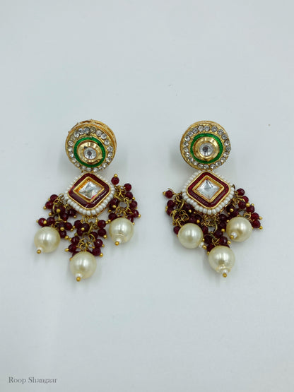 Red Suhani Jewellery Set